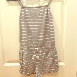 GIRLS GRAY ROMPER
